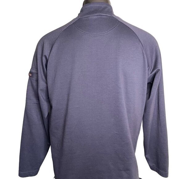 Mens Eddie Bauer Pullover Lightweight Fleece Shirt Vintage u Size Large Gray - Picture 7 of 10